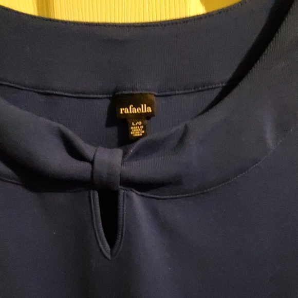 Rafaella Royal Blue Blouse with Bow Detail - Picture 2 of 8